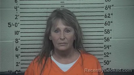 Mugshot of ANGELA LUCAS booked in Carter County, Kentucky on June 2, 2026