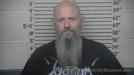 Mugshot of DAVID HARLOW booked in Carter County, Kentucky on June 26, 2026