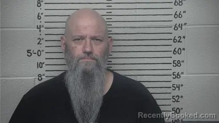 Mugshot of DAVID HARLOW booked in Carter County, Kentucky on July 24, 2026