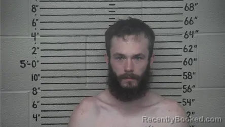Mugshot of Zachary Manley booked in Carter County, Kentucky on August 26, 2026