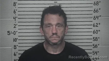 Mugshot of Brandon S Skaggs booked in Carter County, Kentucky on August 27, 2026