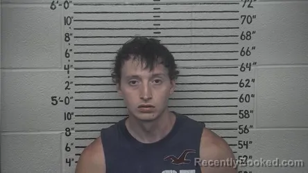 Mugshot of Cody Snowden booked in Carter County, Kentucky on August 28, 2026