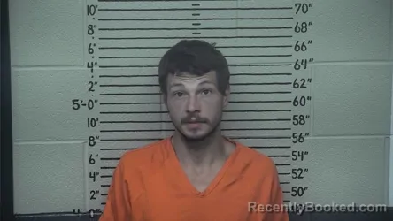 Mugshot of Caleb J Campbell booked in Carter County, Kentucky on August 30, 2026