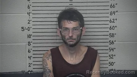 Mugshot of Michael C Hardy booked in Carter County, Kentucky on September 4, 2026