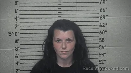 Mugshot of Hallie P. Barker booked in Carter County, Kentucky on September 9, 2026