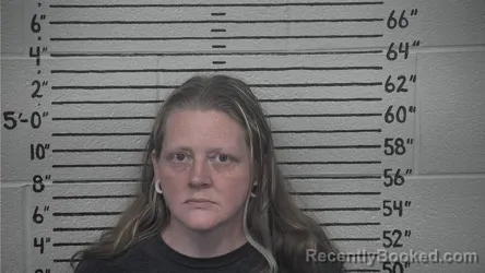Mugshot of Kendra Burton booked in Carter County, Kentucky on September 12, 2026