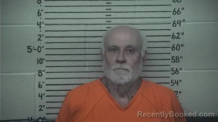 Mugshot of James Barker booked in Carter County, Kentucky on October 1, 2026