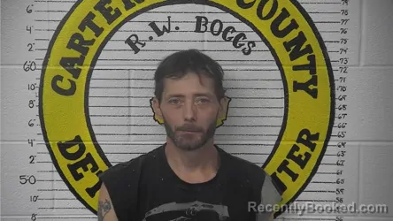 Mugshot of James R Cox booked in Carter County, Kentucky on October 20, 2026