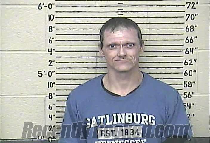 Booking photo from Carter County, Kentucky
