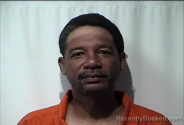 Mugshot of Carlos Darrell Crenshaw booked in Christian County, Kentucky on October 9, 2026