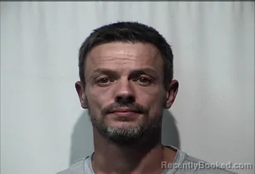 Mugshot of Corey Thomas Richardson booked in Christian County, Kentucky on October 16, 2026