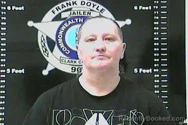 Mugshot of ANDYE LOUISE JOHNSON booked in Clark County, Kentucky on April 2, 2026