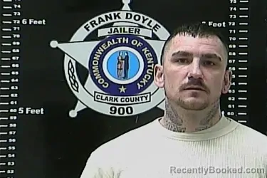 Mugshot of BRIAN THOMAS JONES booked in Clark County, Kentucky on March 10, 2026