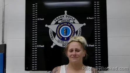 Mugshot of JESSICA LEIGH GROVES booked in Clark County, Kentucky on July 7, 2026