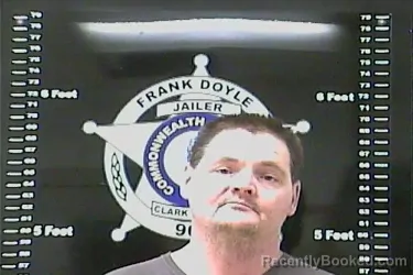 Mugshot of JERRY DALE SPENCER booked in Clark County, Kentucky on March 9, 2026