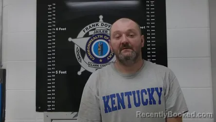 Mugshot of Jason Matthew Woods booked in Clark County, Kentucky on August 18, 2026