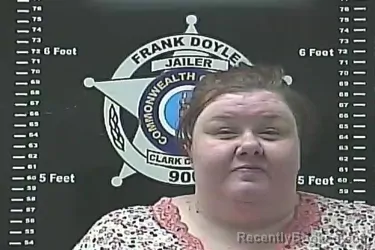 Mugshot of KATRINA CAROL BOWMAN booked in Clark County, Kentucky on June 15, 2026