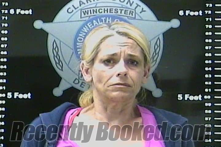 Booking photo from Clark County, Kentucky