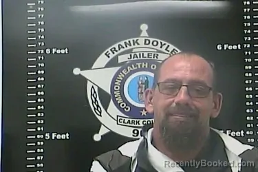 Booking photo from Clark County, Kentucky