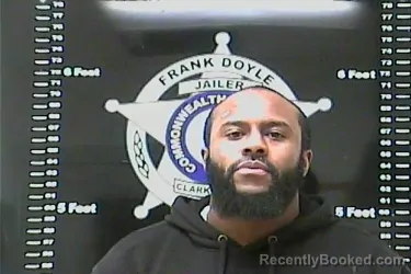 Mugshot of TYLER JAMEEL WARNER booked in Clark County, Kentucky on March 11, 2026