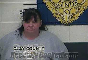 Booking photo from Clay County, Kentucky