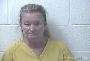 Mugshot of Angela Gail Hall booked in Daviess County, Kentucky on October 12, 2026