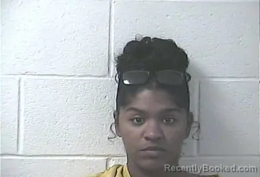 Mugshot of Jasmine Ann Russell booked in Daviess County, Kentucky on September 9, 2026