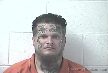 Mugshot of Samuel Joseph-Wilson Patterson booked in Daviess County, Kentucky on October 14, 2026