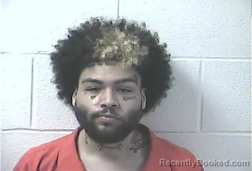 Mugshot of TREYVION J.R GLOVER booked in Daviess County, Kentucky on May 19, 2026