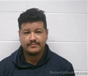 Mugshot of Siluiano Trejo Hernandez booked in Macon County, North Carolina on August 6, 2026