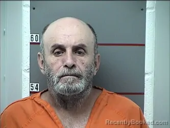 Mugshot of Daniel Lee George booked in Grayson County, Kentucky on October 7, 2026
