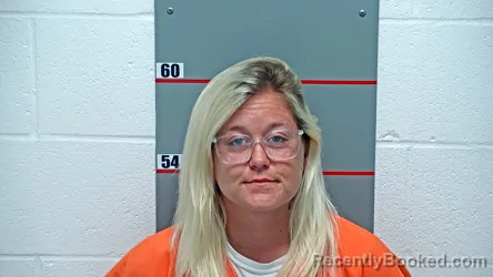 Mugshot of KAYLEIGH LYNN WEASE booked in Grayson County, Kentucky on June 26, 2026