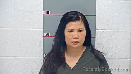 Mugshot of XIUHUA LIN booked in Grayson County, Kentucky on March 31, 2026