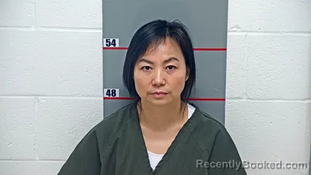 Mugshot of YULAN ZHANG booked in Grayson County, Kentucky on March 31, 2026