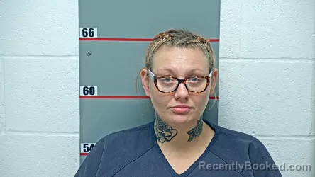 Mugshot of AMANDA KININMONTH booked in Grayson County, Kentucky on April 28, 2026