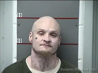 Mugshot of BRANDON GREGORY TYLER ORE booked in Grayson County, Kentucky on May 1, 2026