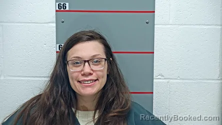 Mugshot of MICHAELA SAKELLAR booked in Grayson County, Kentucky on May 4, 2026