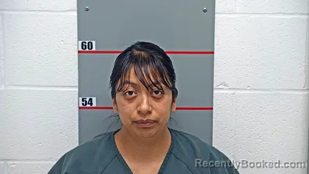Mugshot of KARINA VERGARA SANTANA booked in Grayson County, Kentucky on May 8, 2026