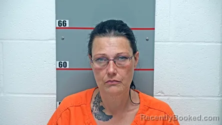 Mugshot of CRYSTAL THOMAS booked in Grayson County, Kentucky on May 13, 2026