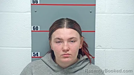 Mugshot of ALLANA GLAAB booked in Grayson County, Kentucky on June 18, 2026