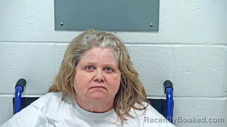 Mugshot of TERESA SANDERS booked in Grayson County, Kentucky on June 18, 2026