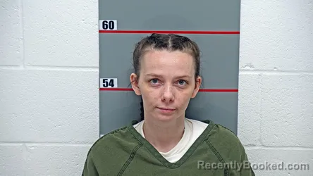 Mugshot of BRIANA HUNTER booked in Grayson County, Kentucky on July 1, 2026