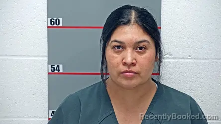 Mugshot of DIANA CECILIA CAMACHO PUENTES booked in Grayson County, Kentucky on July 13, 2026