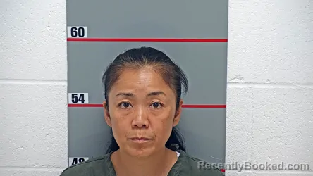 Mugshot of AYA WAKIKUROMARU booked in Grayson County, Kentucky on July 13, 2026