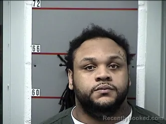Mugshot of Trevin Brown booked in Grayson County, Kentucky on July 28, 2026