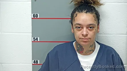 Mugshot of Alicia Dawn Kraft booked in Grayson County, Kentucky on July 28, 2026