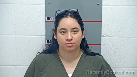 Mugshot of Linda Guadalupe Tinoco Marenco booked in Grayson County, Kentucky on August 17, 2026