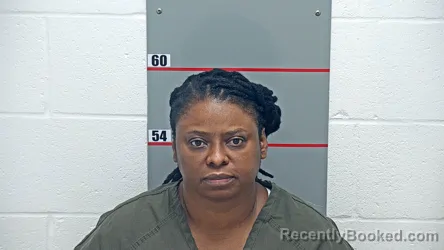 Mugshot of Natacha Noirant-Antoine booked in Grayson County, Kentucky on August 17, 2026