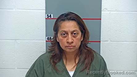 Mugshot of Cristina Ayala Grande booked in Grayson County, Kentucky on August 17, 2026