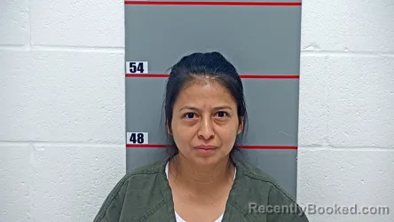 Mugshot of Maura Gomez Lopez booked in Grayson County, Kentucky on August 19, 2026